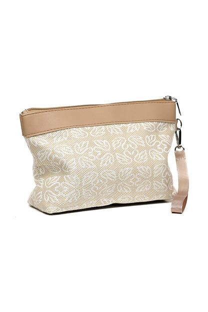 Nishat Linen - Beige Vanity Bag-429532118-S22
