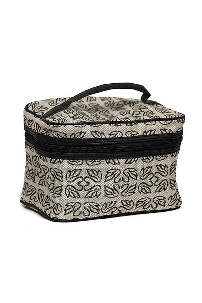 Nishat Linen - Black Vanity Bag-429542103-S22