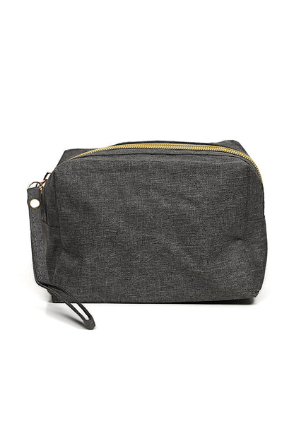 Nishat Linen - Grey Vanity Bag-429562111-S22