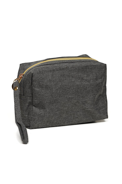 Nishat Linen - Grey Vanity Bag-429562111-S22