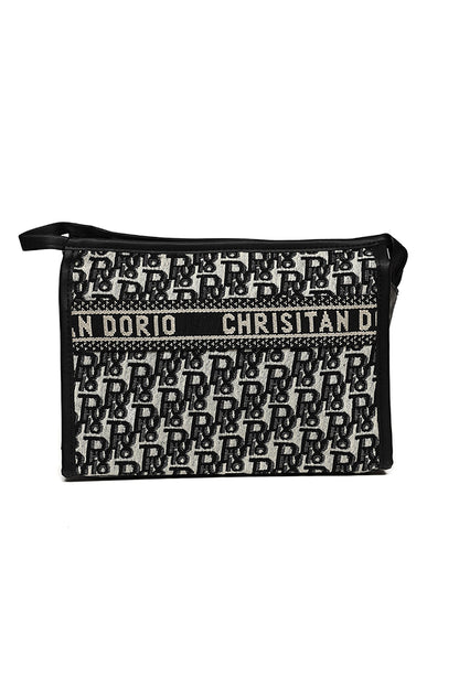 Nishat Linen - Black Vanity Bag-429572103-S22
