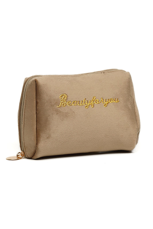 Nishat Linen - Khaki Vanity Bag-429582130-S22