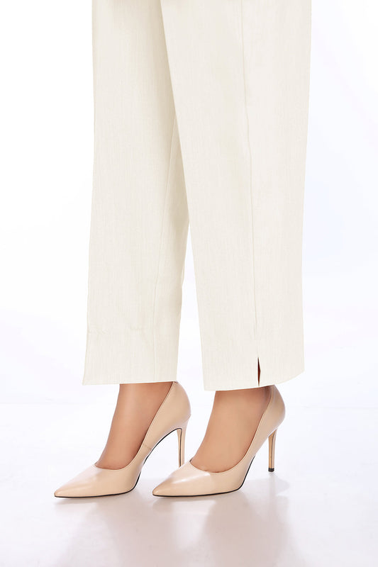 Nishat Linen - White Dyed Pants
