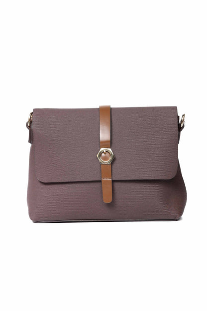 Nishat Linen - Coffee Shoulder Bag-430062117