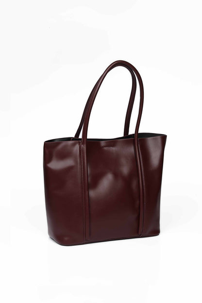 Nishat Linen - Wine Red Hand Bag-430112122