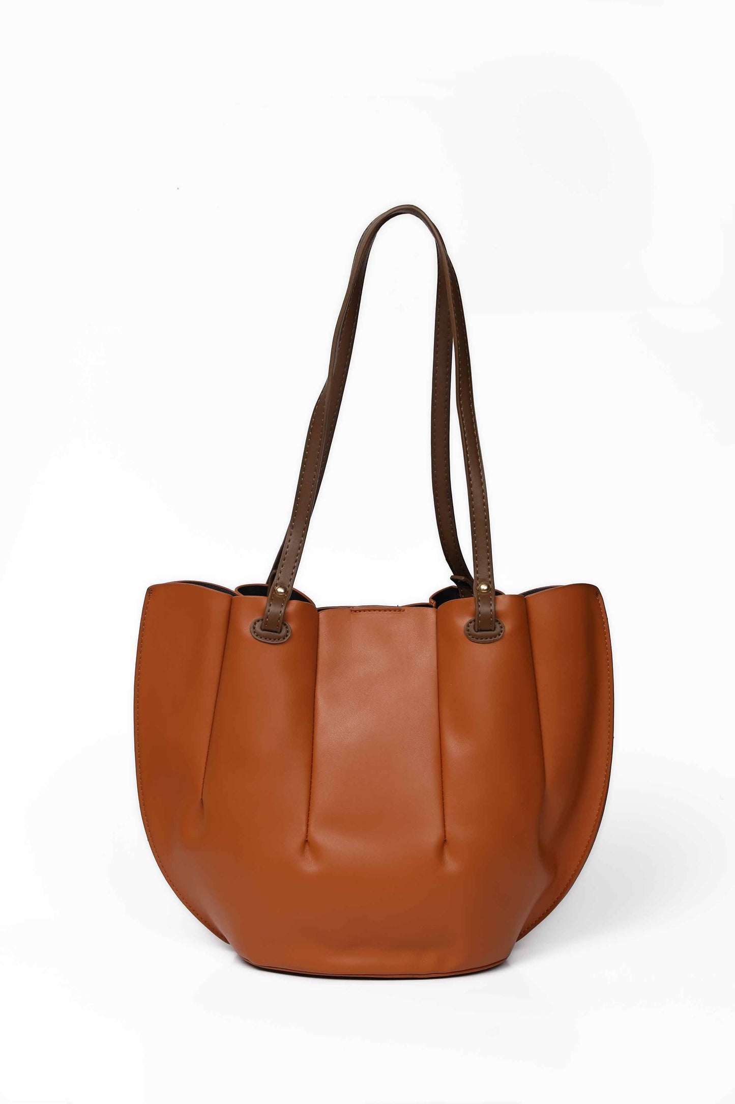 Nishat Linen - Yellowish Brown Hand Bag-430132102
