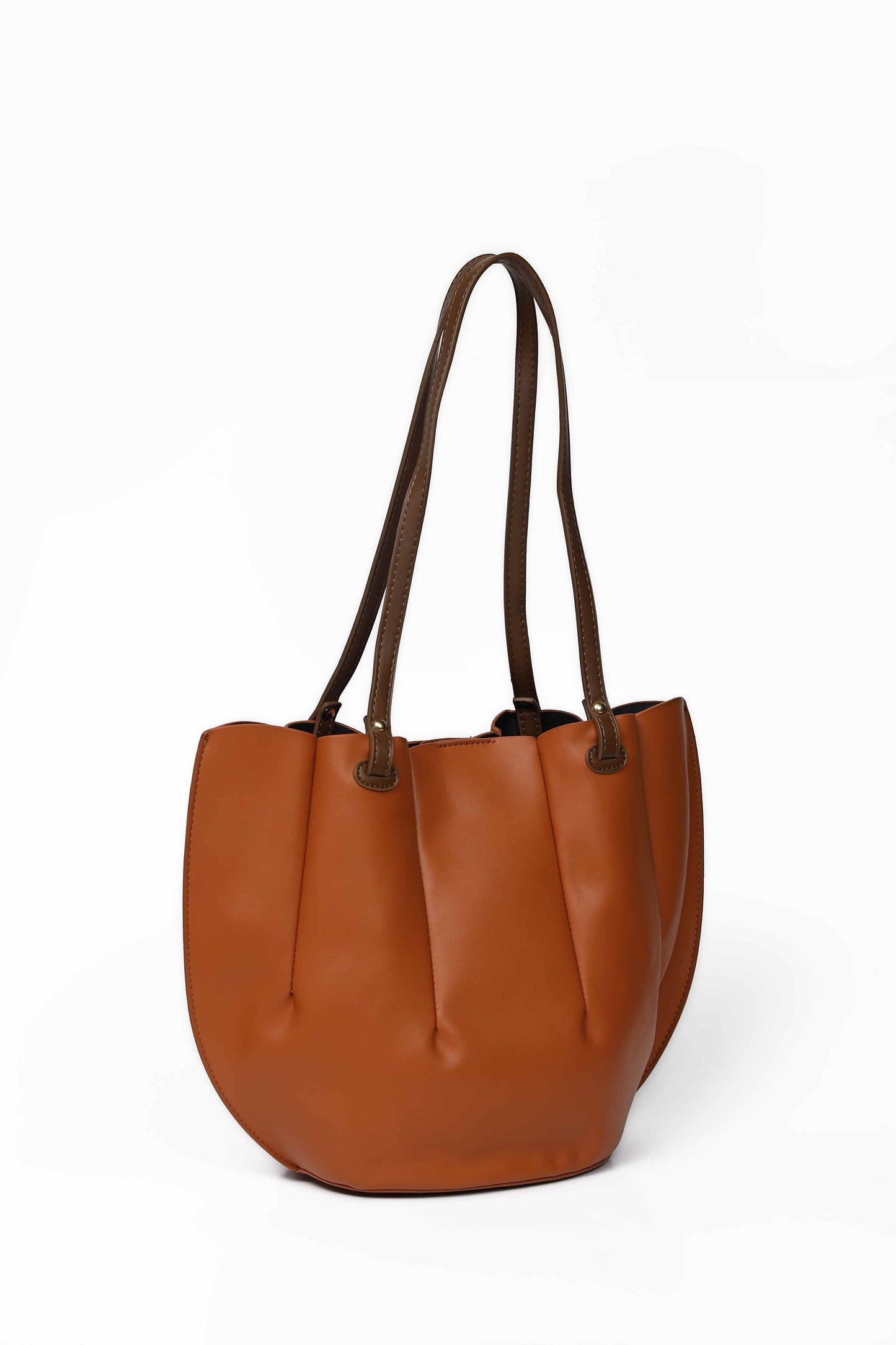 Nishat Linen - Yellowish Brown Hand Bag-430132102