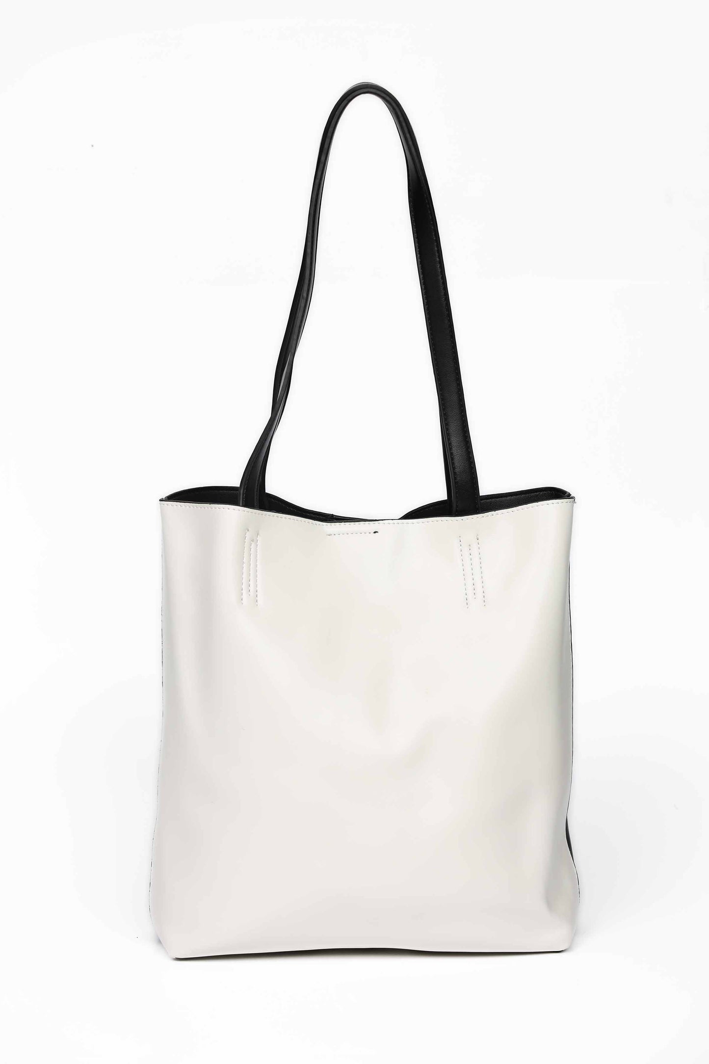 Nishat Linen - Black & Off White Hand Bag-430192103