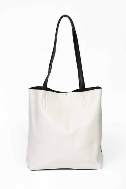 Nishat Linen - Black & Off White Hand Bag-430192103