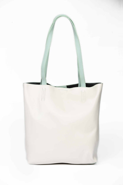 Nishat Linen - Green & Off White Hand Bag-430192104