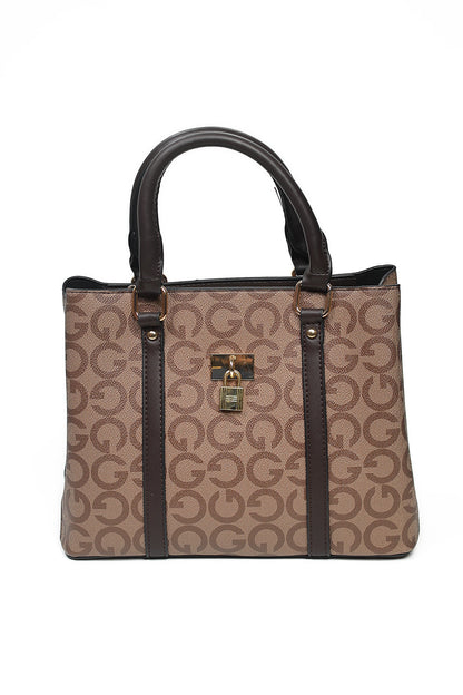 Nishat Linen - Coffee Shoulder Bag-430272117-W22