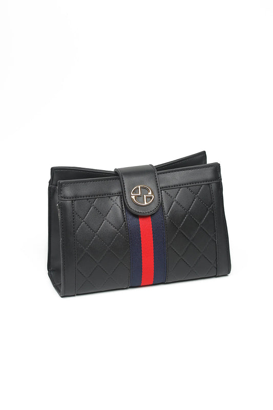 Nishat Linen - Black Shoulder Bag-430302103-W22