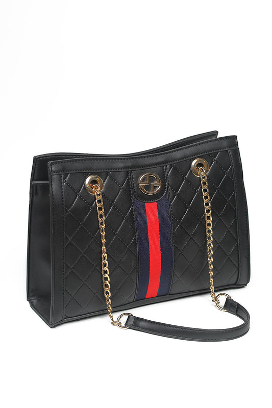 Nishat Linen - Black Hand Bag-430312103-W22