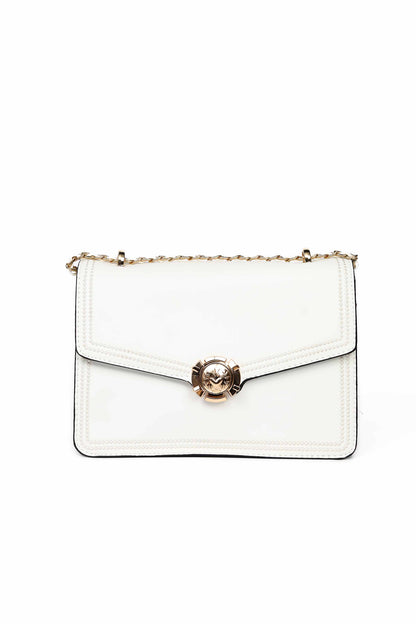 Nishat Linen - White Hand Bag-430352112