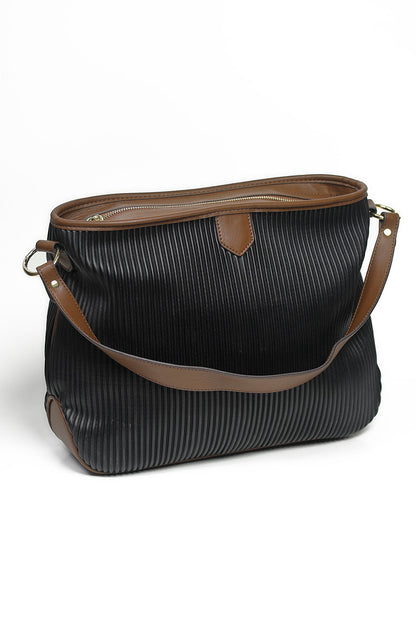 Nishat Linen - Black Hand Bag-430372103-W22