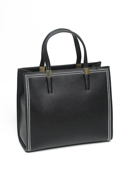 Nishat Linen - Black Hand Bag-430382103-W22