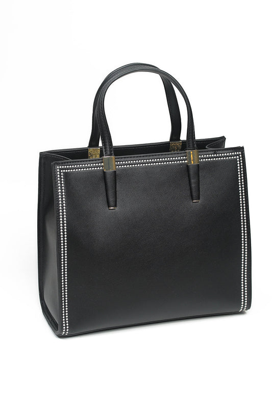 Nishat Linen - Black Hand Bag-430382103-W22