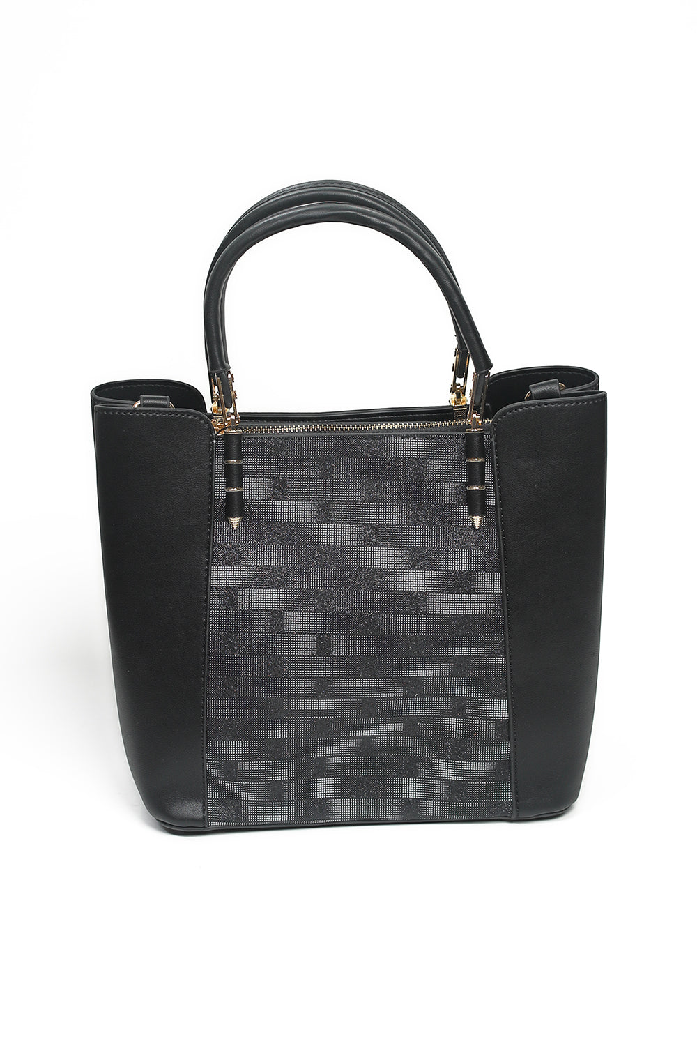 Nishat Linen - Black Shoulder Bag-430452103-W22