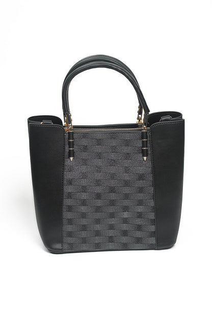 Nishat Linen - Black Shoulder Bag-430452103-W22