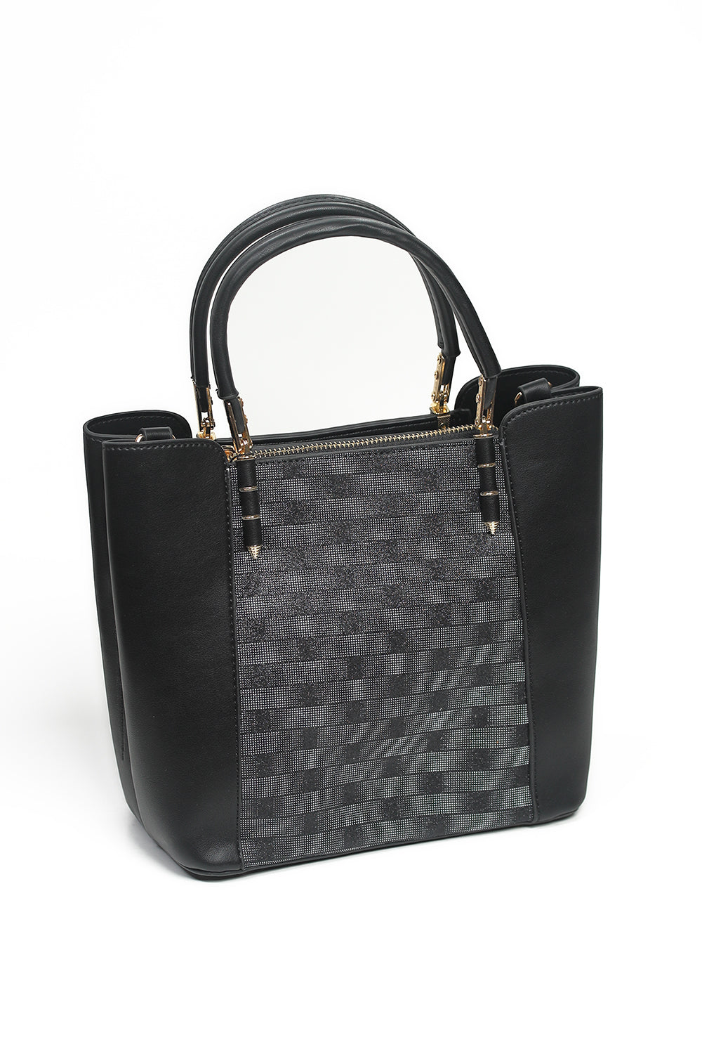 Nishat Linen - Black Shoulder Bag-430452103-W22