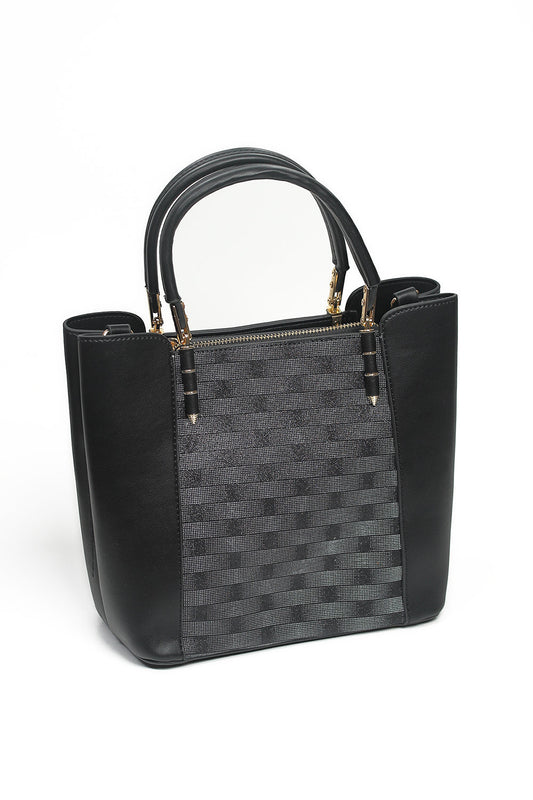 Nishat Linen - Black Shoulder Bag-430452103-W22