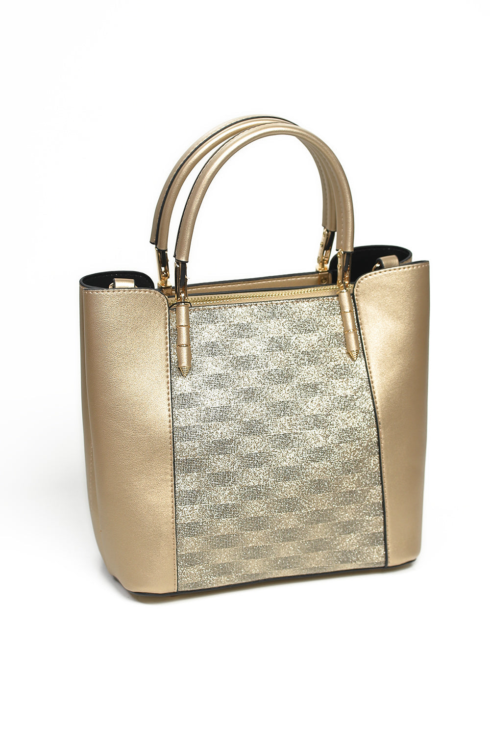 Nishat Linen - Gold Shoulder Bag-430452119-W22