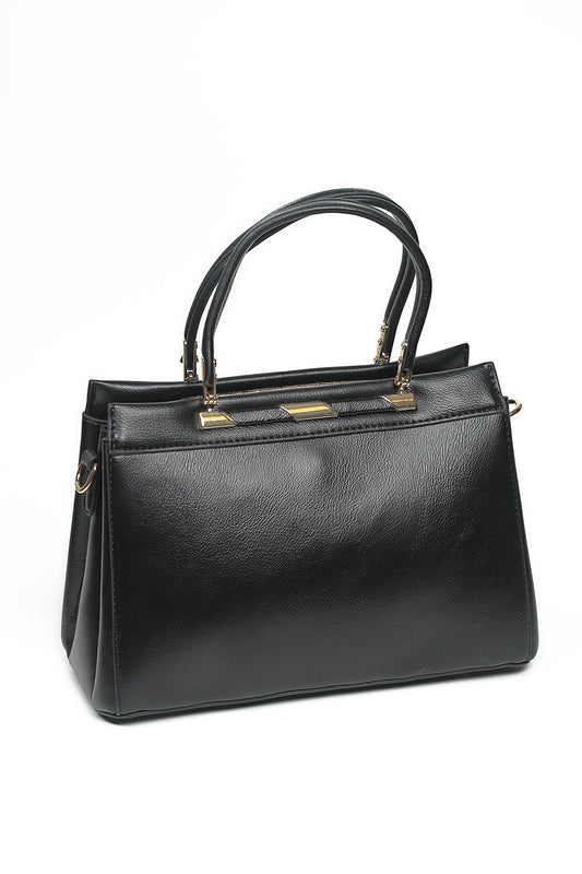 Nishat Linen - Black Shoulder Bag-430462103-W22