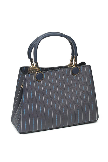 Nishat Linen - Navy Shoulder Bag-430482121-W22