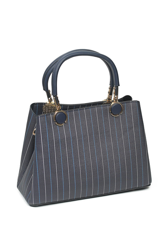 Nishat Linen - Navy Shoulder Bag-430482121-W22