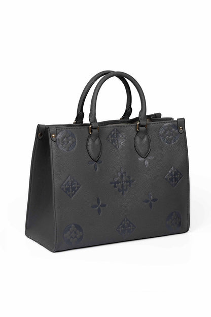 Nishat Linen - Dark Grey Hand Bag-430542111