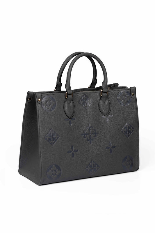 Nishat Linen - Dark Grey Hand Bag-430542111