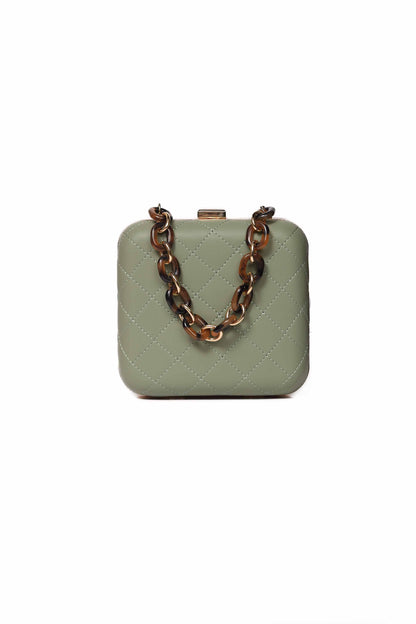 Nishat Linen - Green Clutch-430562104