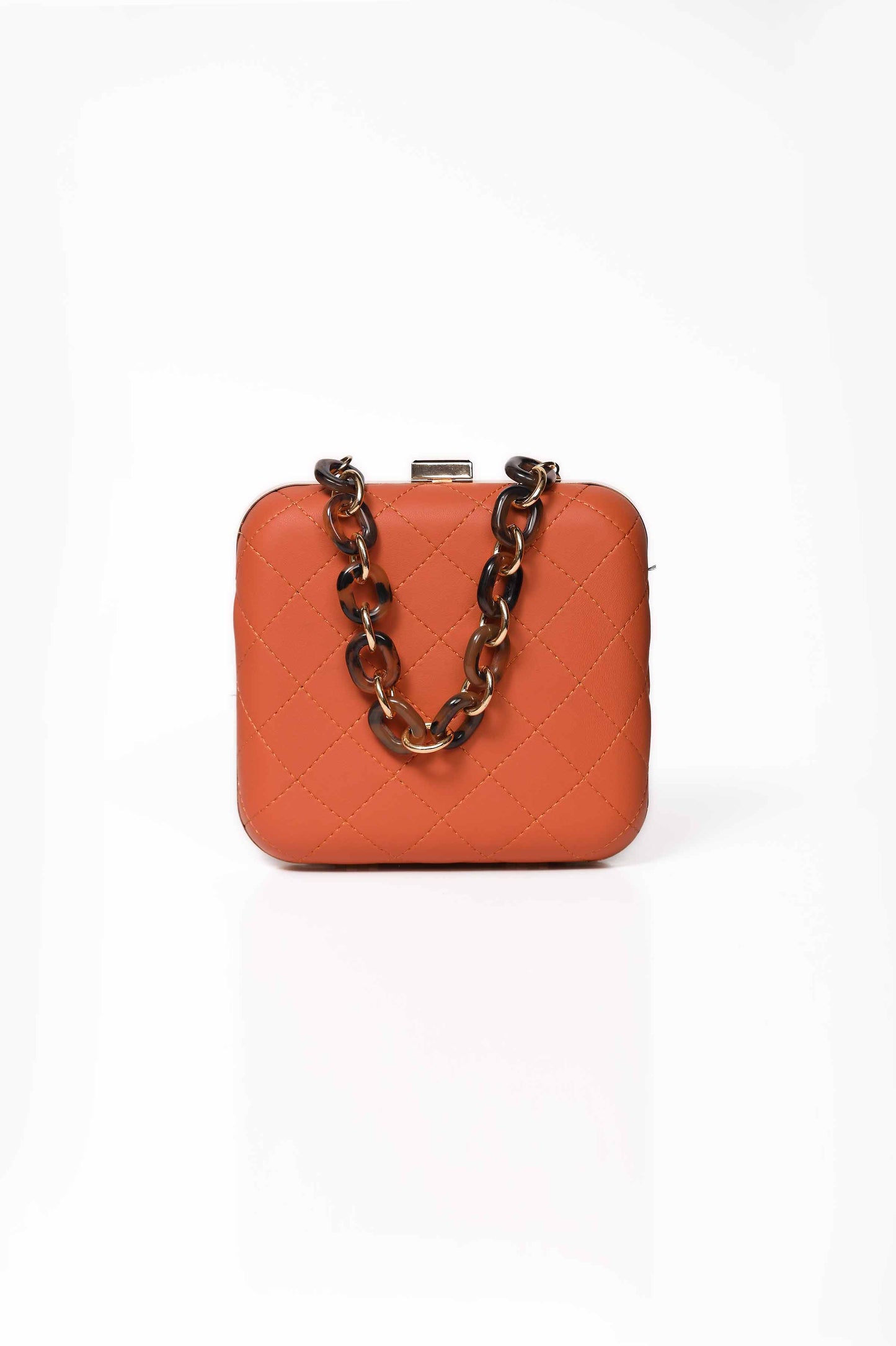 Nishat Linen - Orange Clutch-430562106