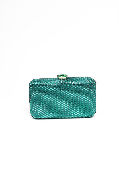 Nishat Linen - Green Clutch-430572104-W22