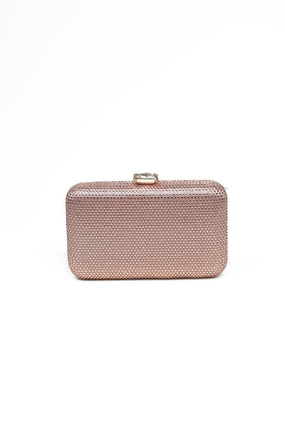 Nishat Linen - Rose Gold Clutch-430572115-W22