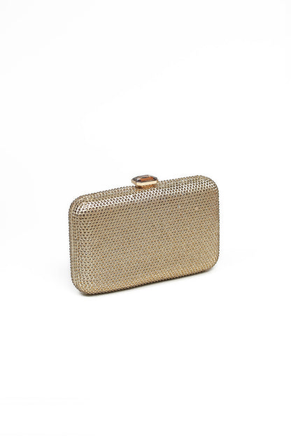 Nishat Linen - Gold Clutch-430572119-W22