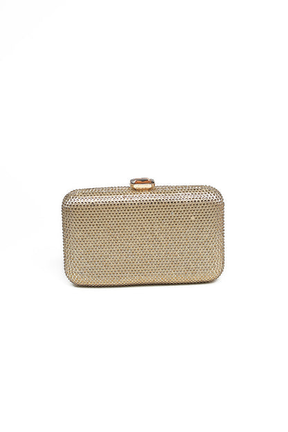 Nishat Linen - Gold Clutch-430572119-W22