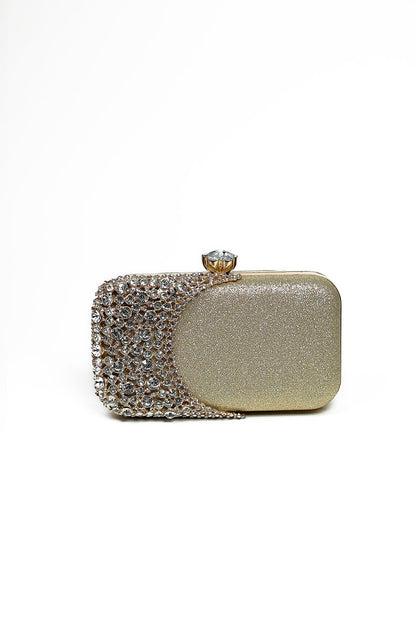 Nishat Linen - Gold Clutch-430632119-W22