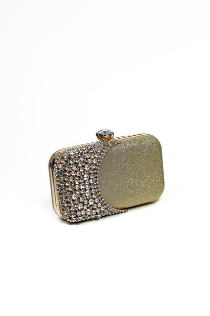 Nishat Linen - Gold Clutch-430632119-W22