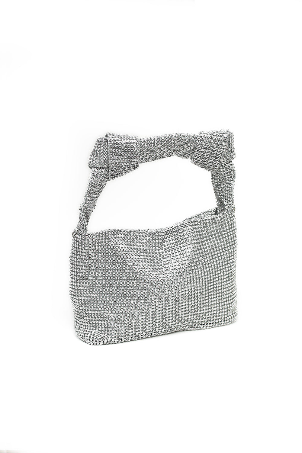 Nishat Linen - Silver Clutch-430662120-W22
