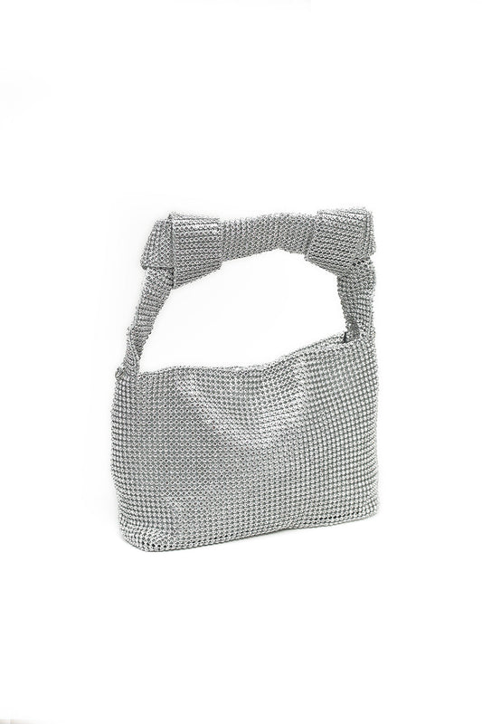 Nishat Linen - Silver Clutch-430662120-W22