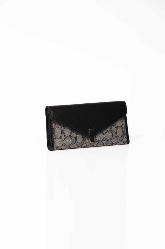 Nishat Linen - Grey & Black Wallet-430812111