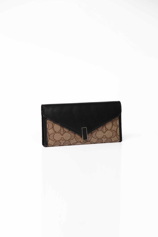 Nishat Linen - Beige & Black Wallet-430812118