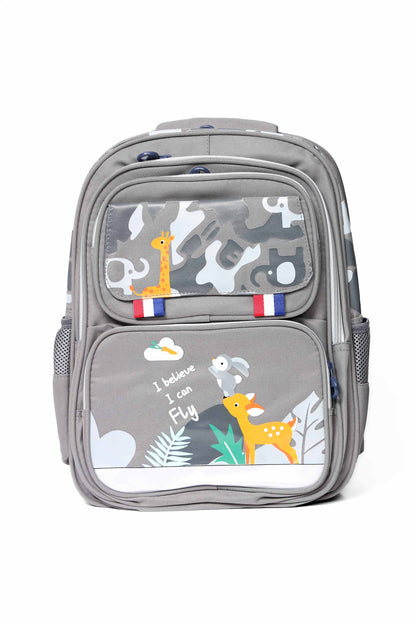 Nishat Linen - Grey Kids Back Pack-430962111