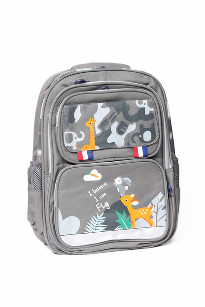 Nishat Linen - Grey Kids Back Pack-430962111