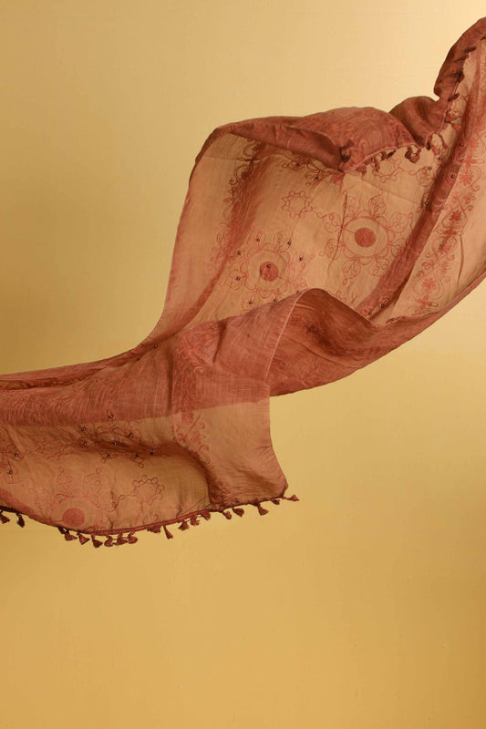 Nishat Linen - Orange Women Scarf - 432142106