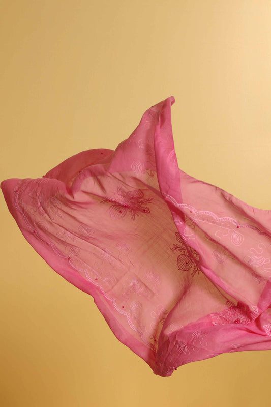Nishat Linen - Fuchsia Women Scarf - 432152105