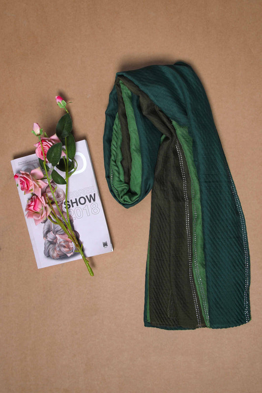 Nishat Linen - Green Women Scarf - 432352104