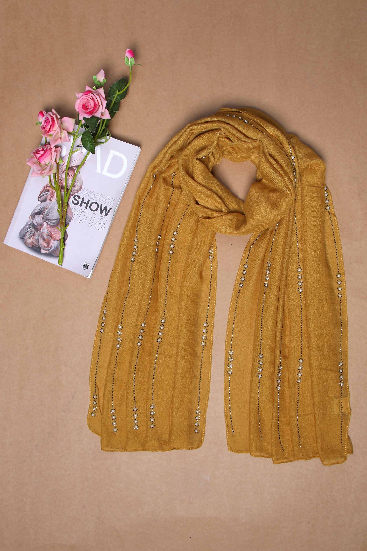 Nishat Linen - Yellow Women Scarf - 432362102