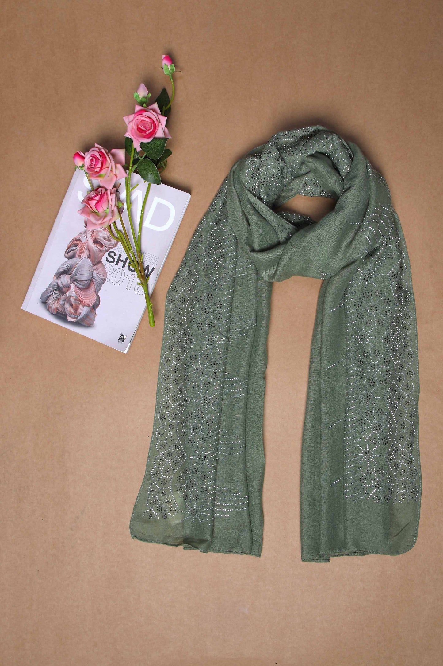 Nishat Linen - Green Women Scarf - 432392104